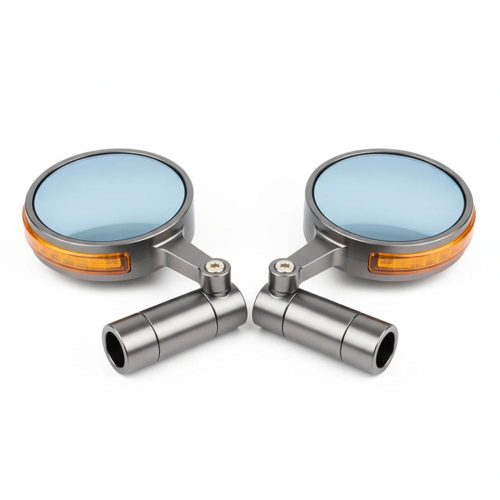 led bar end mirror set